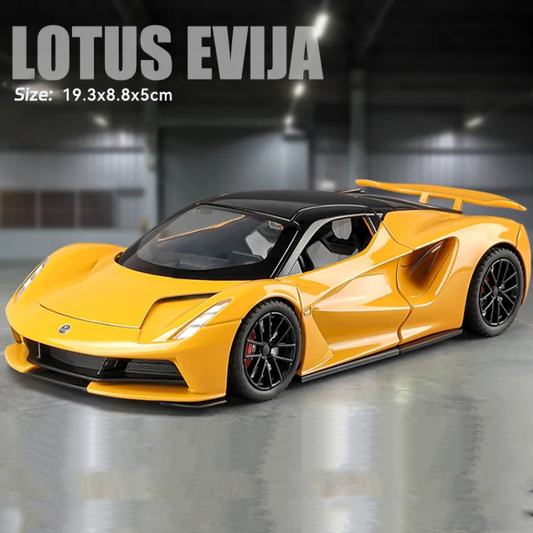 Modelo de coche de aleación Lotus Evija (escala 1/24)