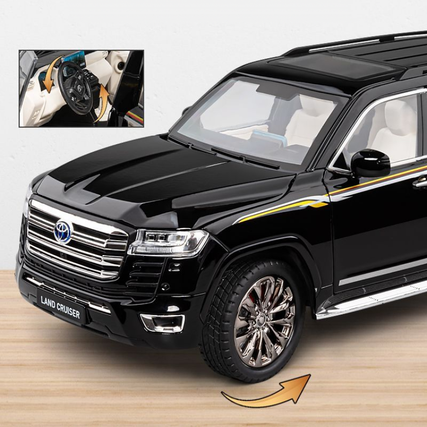 Toyota Land Cruiser Alloy Model Car (1/18 Scale)