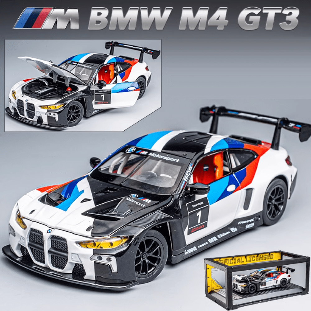 BMW M4 GT3 合金モデルカー (1/24 スケール)