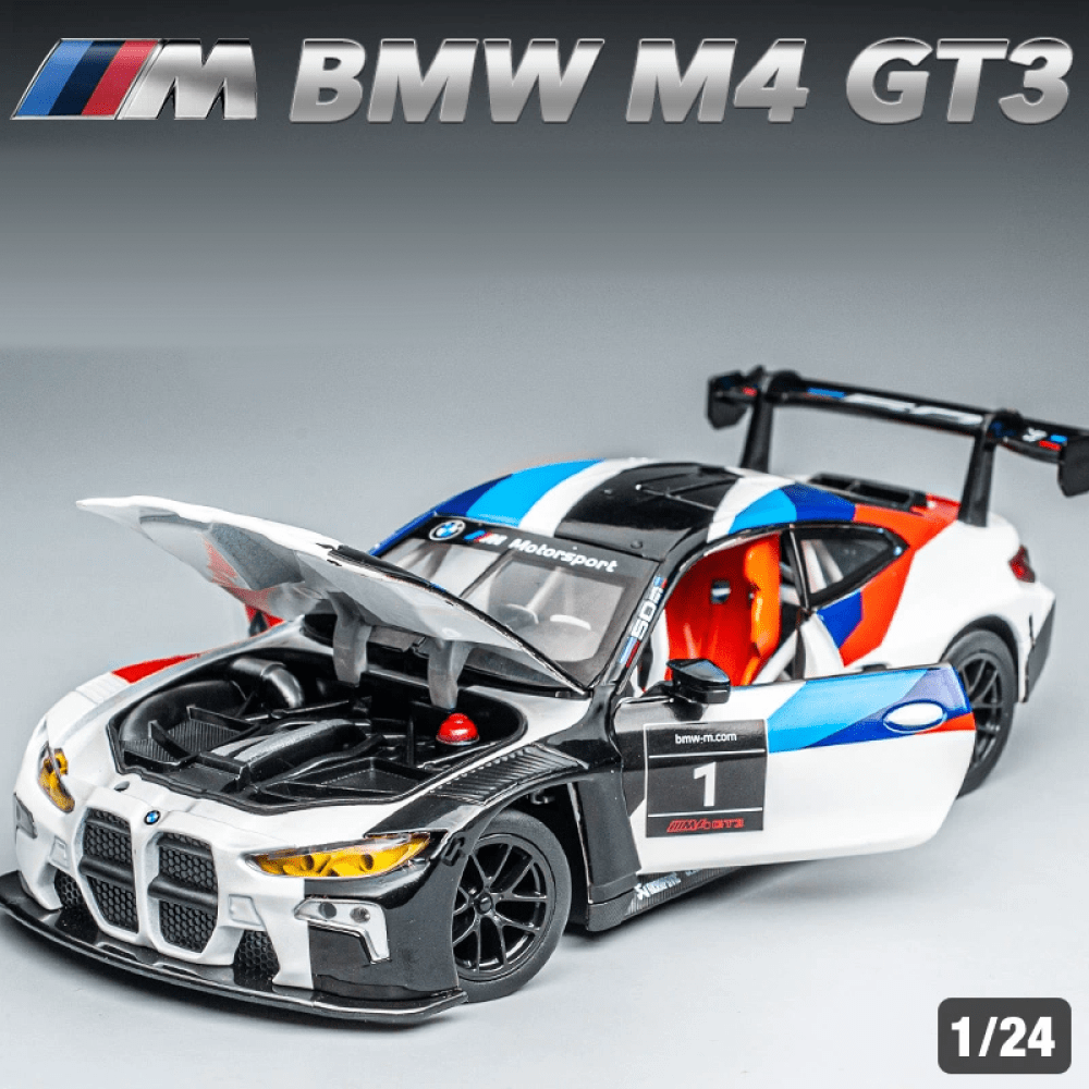 BMW M4 GT3 合金モデルカー (1/24 スケール)