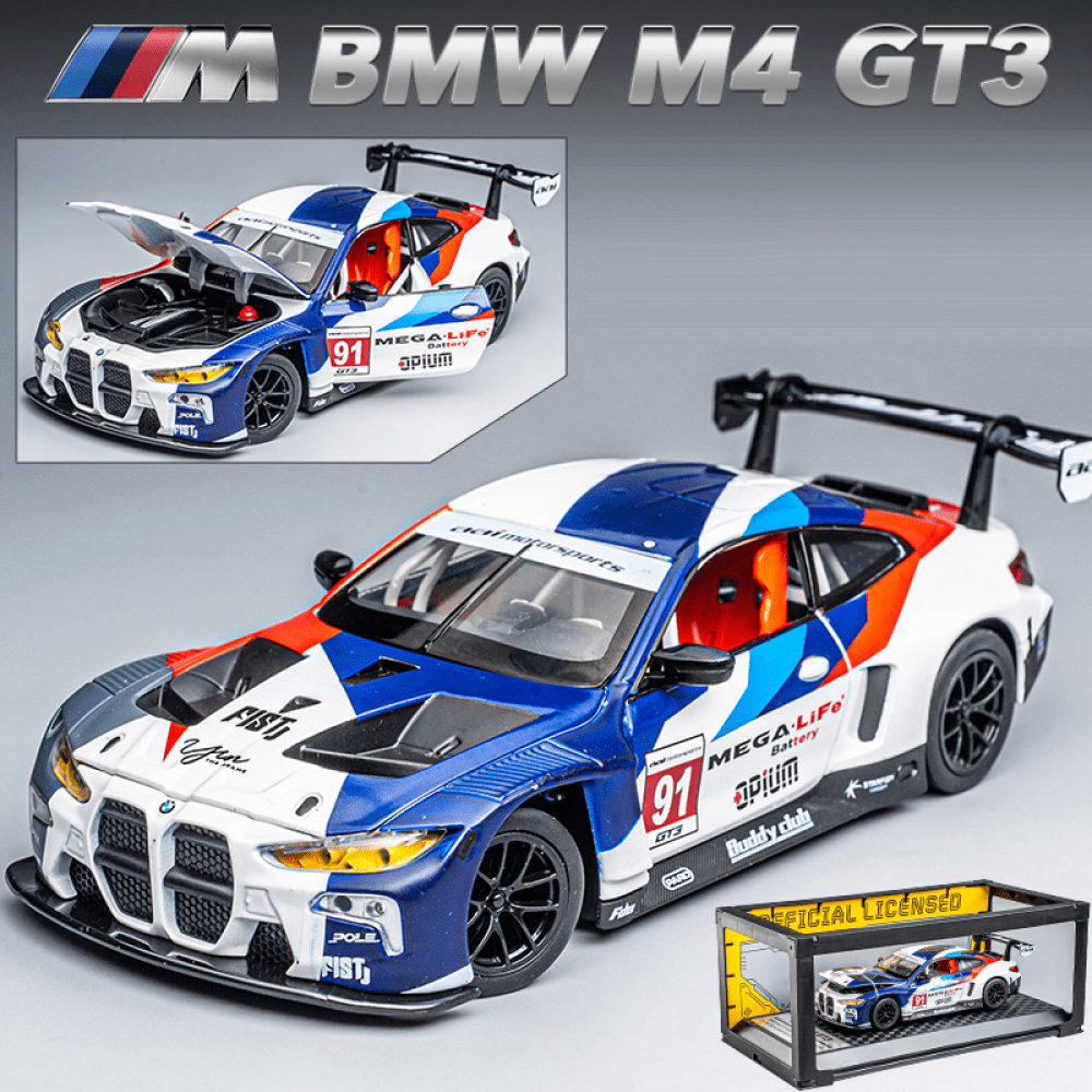 BMW M4 GT3 合金モデルカー (1/24 スケール)