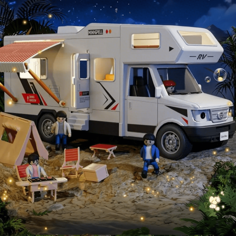 Camping vehicle Plastic toy car models